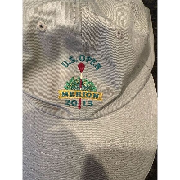 US Open Merion 2013 USGA Member Unisex Golf Ball Cap Beige - Picture 7 of 7